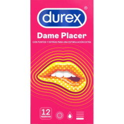 Preservativos Durex Dame Placer Estrias 12 Uds.