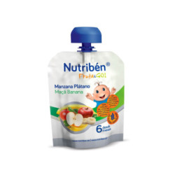Nutribén Fruta y Go Manzana Y Plátano 90G