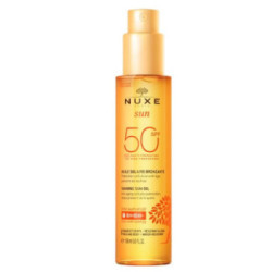 Nuxe Sun Aceite Bronceador Rostro Y Cuerpo Spf 50