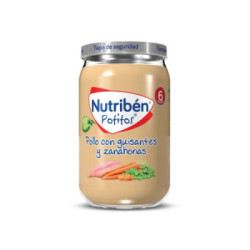 Nutribén Tarrito Pollo Con Guisantes Y Zanahoria 235 G