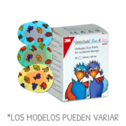 Opticlude Parches Oculares Impresos Minis 5X6 Cm 30 Uds.