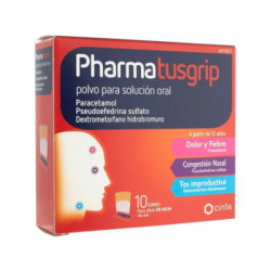 Pharmatusgrip 10 sobres polvo para solucion oral